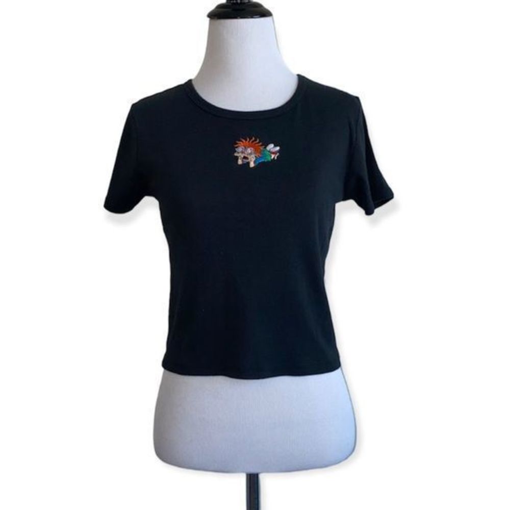 5/$30 🎈 Nickelodeon medium black rugrats‎ cropped top